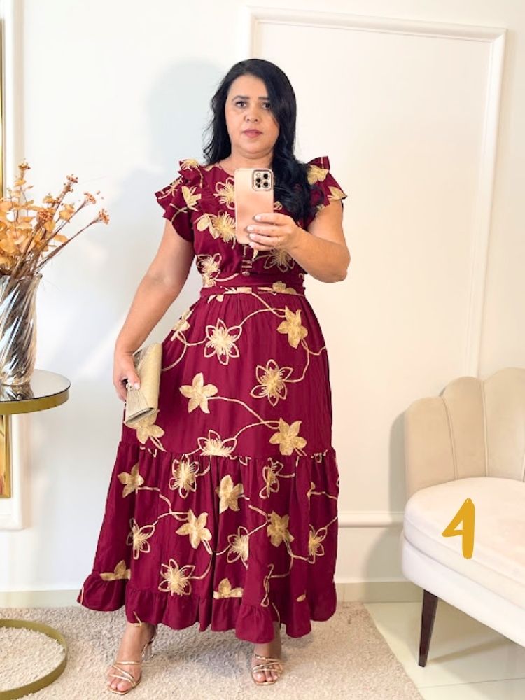 Vestido Adriele ( Viscolinho )