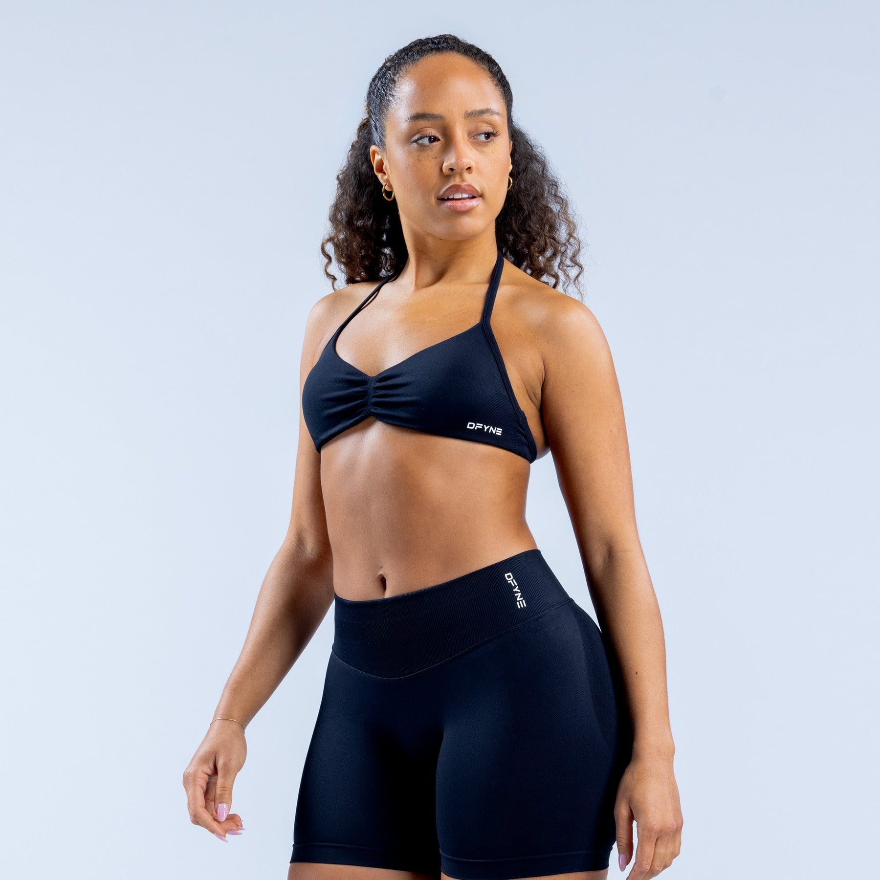 Conjunto Feminino Top e Shorts Impact Strappy 0041