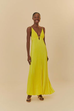 Vestido Longo Amarelo