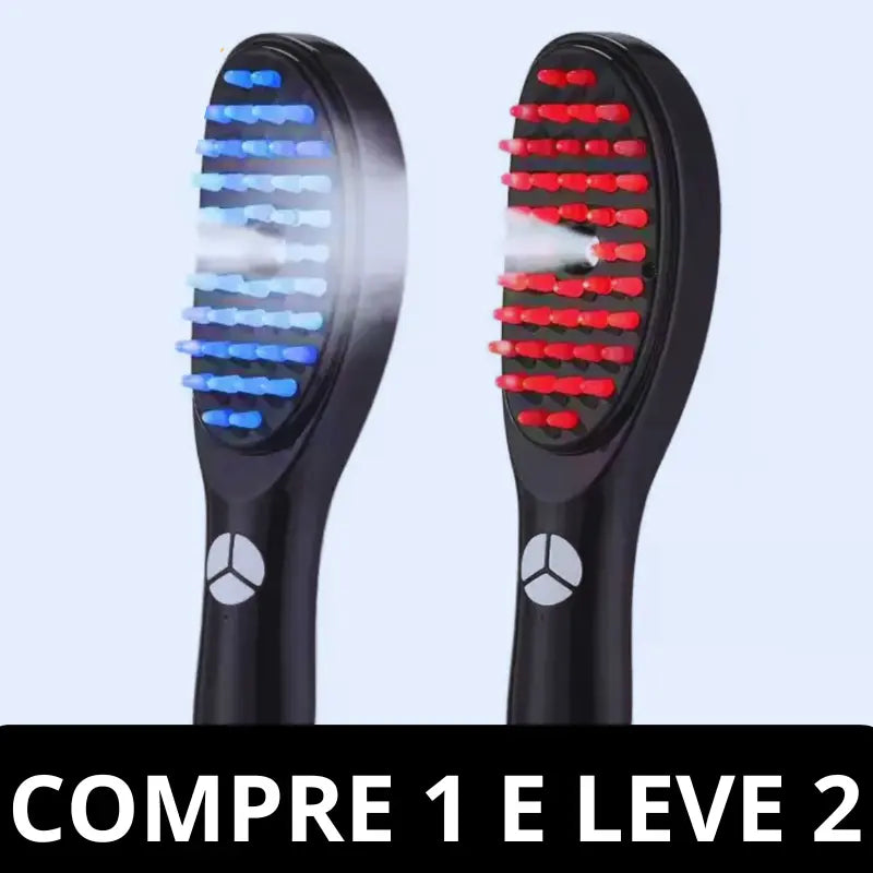 Escova de Terapia Capilar: Healthaligns 4 em 1 [Compre 1 e Leve 2] [Últimas Unidades - Black Week][Preço Exclusivo de Fábrica]