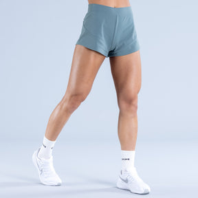 Shorts Feminino Sem Costura Origin Training Cinza