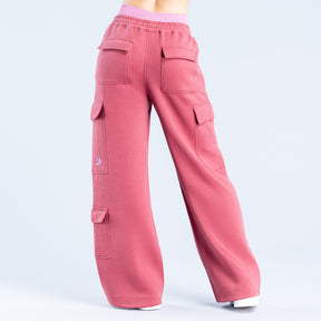 Lanyi Edit Wide Leg Cargo Joggers