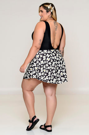 Maiô Plus Size Com Saída Acoplada Jasmin do Caribe