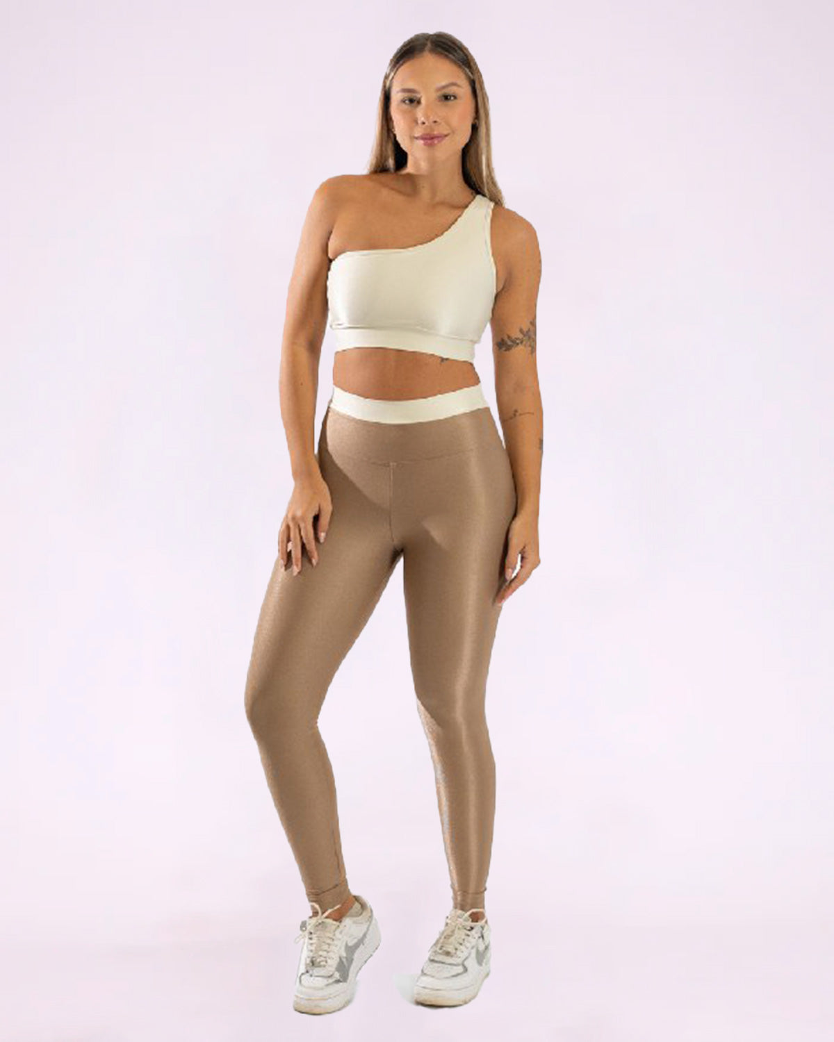 Conjunto Legging Curve Slim ao Plus + Top Ombro Só