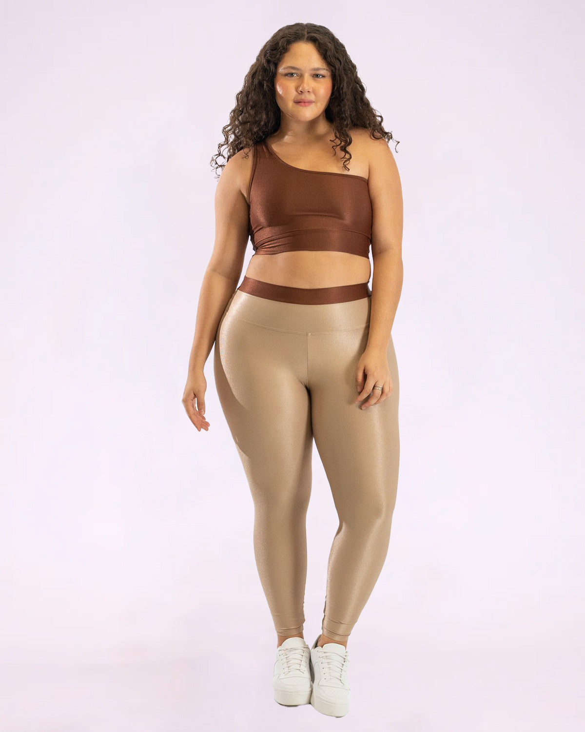 Conjunto Legging Curve Slim ao Plus + Top Ombro Só