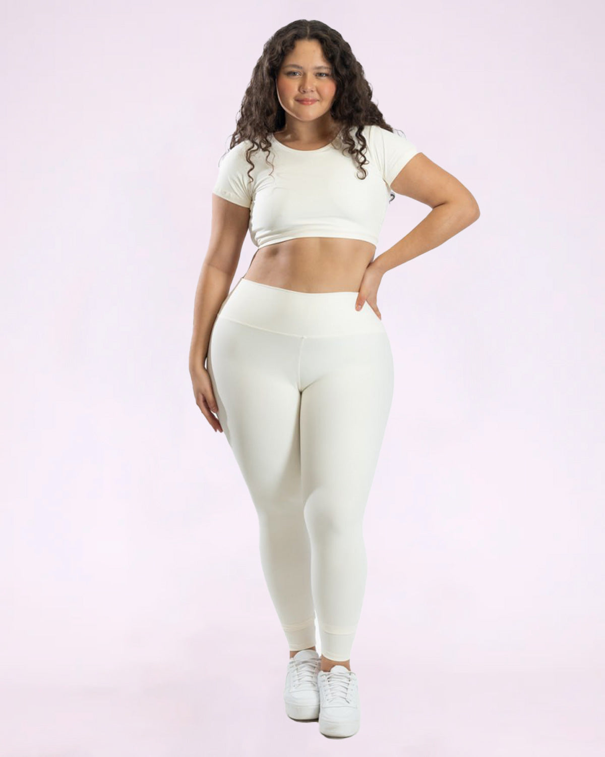 Conjunto Legging Básica Curve Plus Size + Top Alice