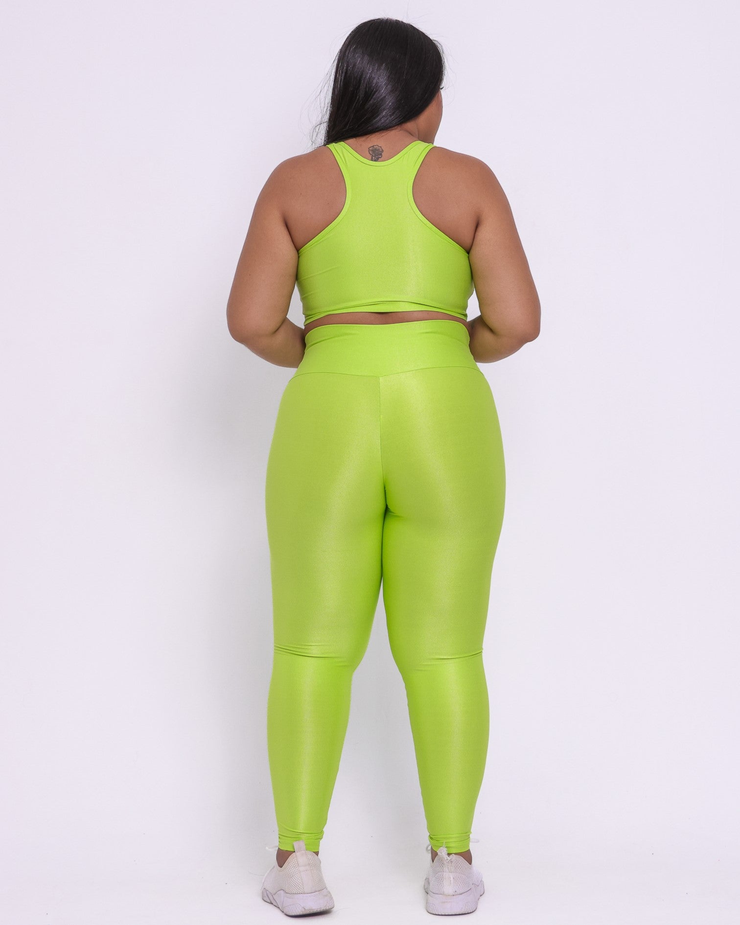 Conjunto Legging Curve Plus Size + Top Nadador (Todas cores)