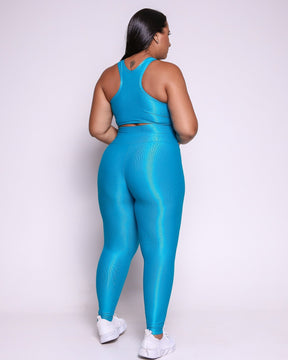 Conjunto Legging Curve Plus Size + Top Nadador (Todas cores)